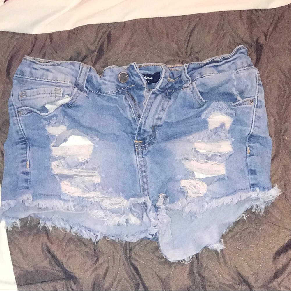 Ripped shorts